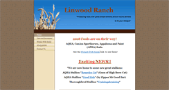Desktop Screenshot of linwoodranch.com